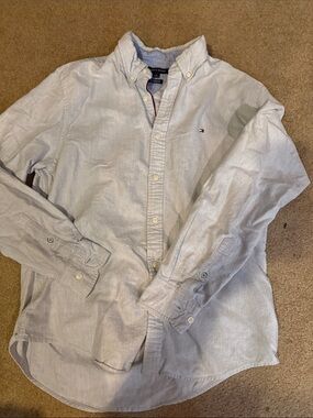 Tommy Hilfiger Light Blue Button-Down Oxford Shirt
